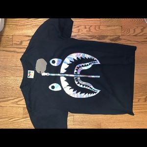 holographic bape tee size small men’s